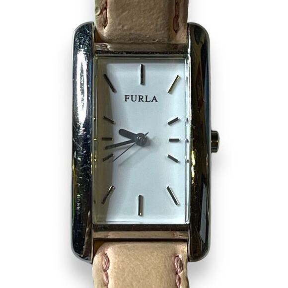 Furla Watch Womens Steel Collection Furla Leather Strap Quartz WORKS - Picture 2 of 10